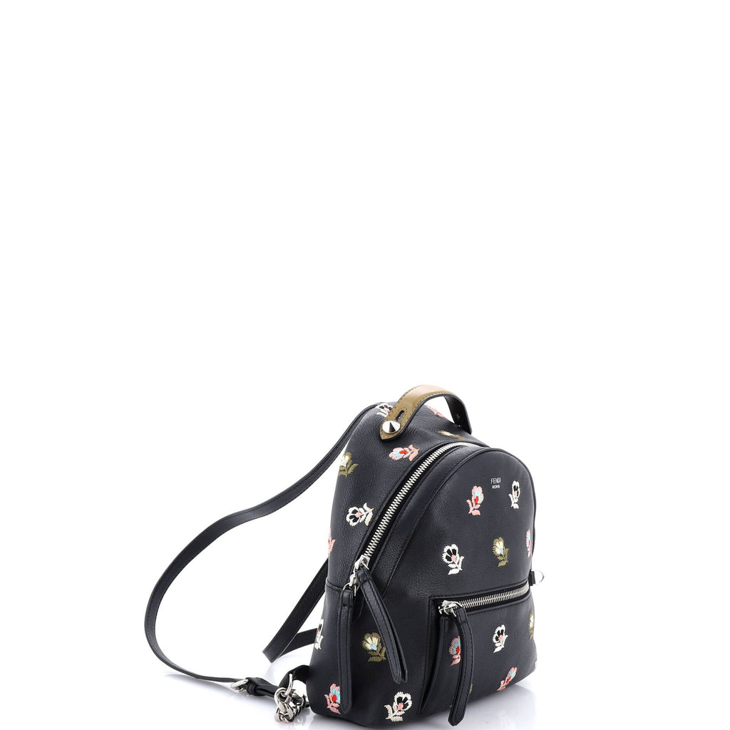 By The Way Backpack Embroidered Leather Mini