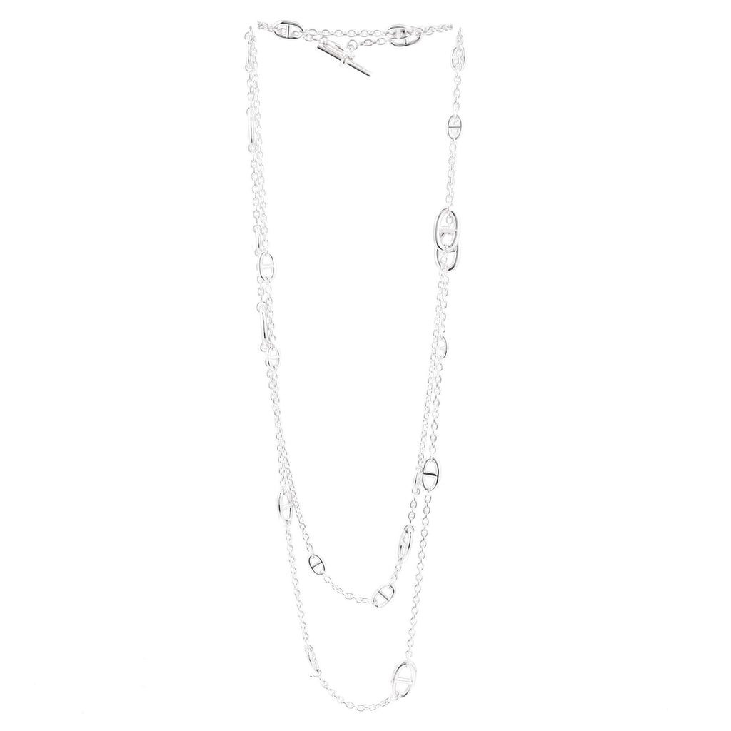 Farandole Long Necklace Sterling Silver 160