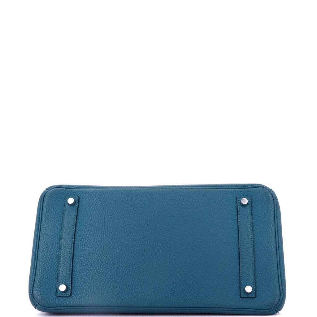 Birkin Handbag Cobalt Togo with Palladium Hardware 35
