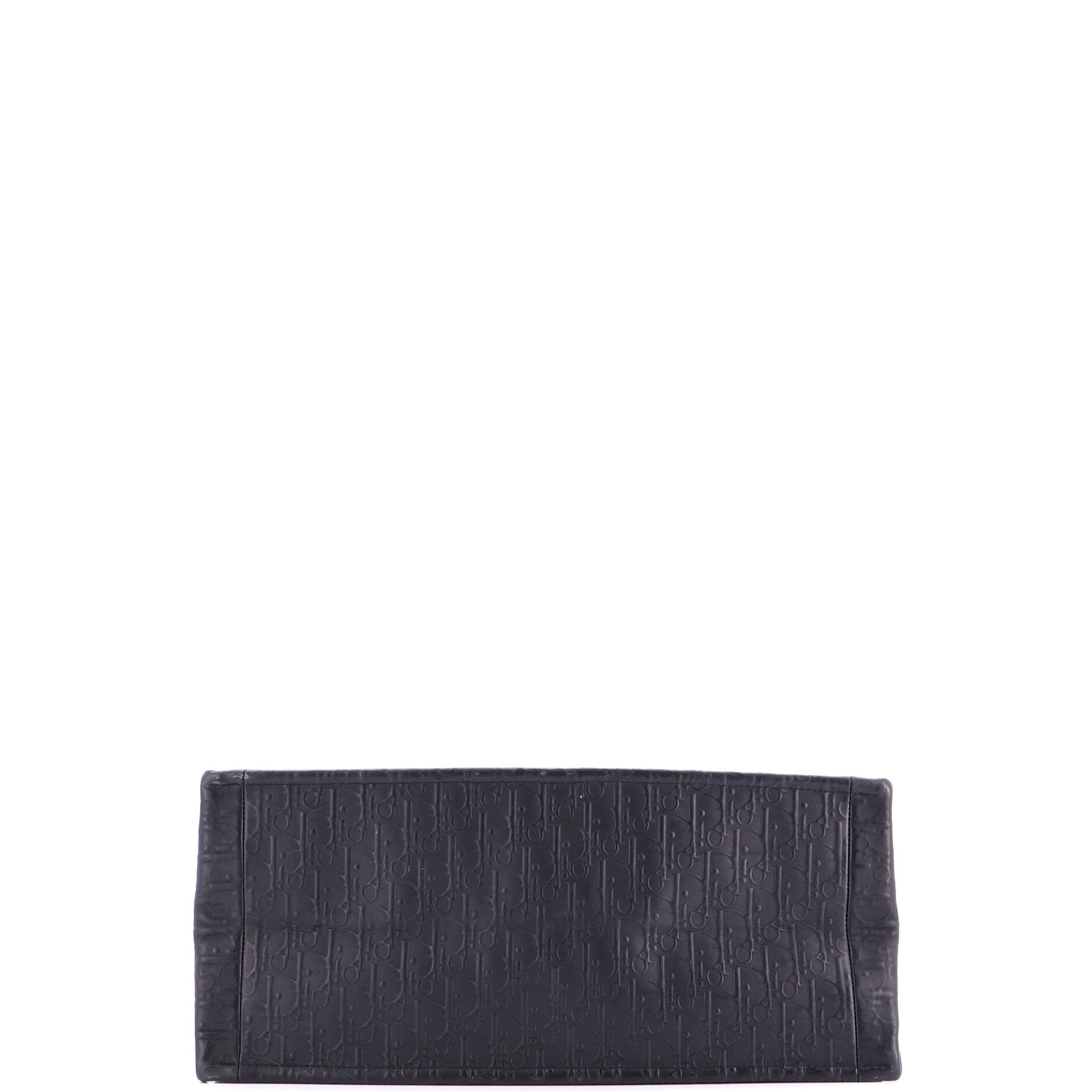 Book Tote Oblique Embossed Calfskin Large