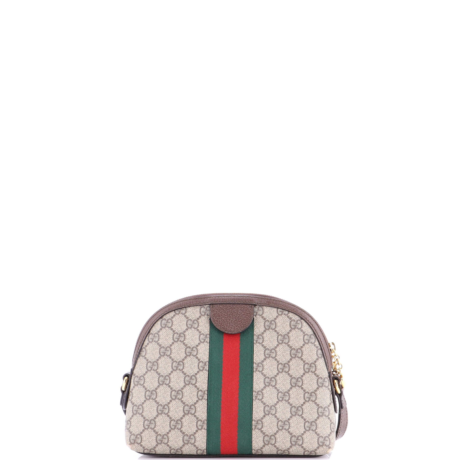 Ophidia Dome Shoulder Bag GG Coated Canvas Small