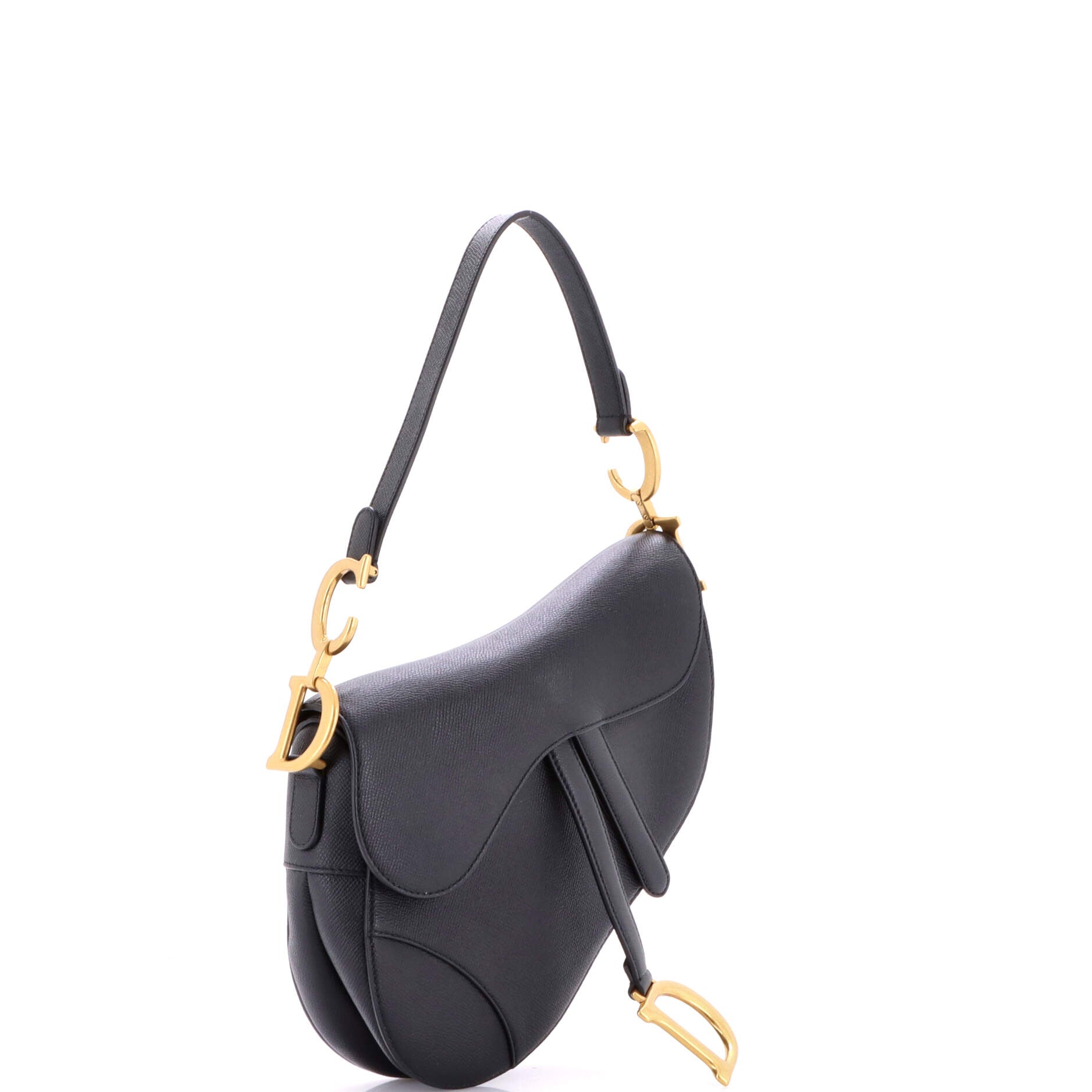 Saddle Handbag Leather Medium