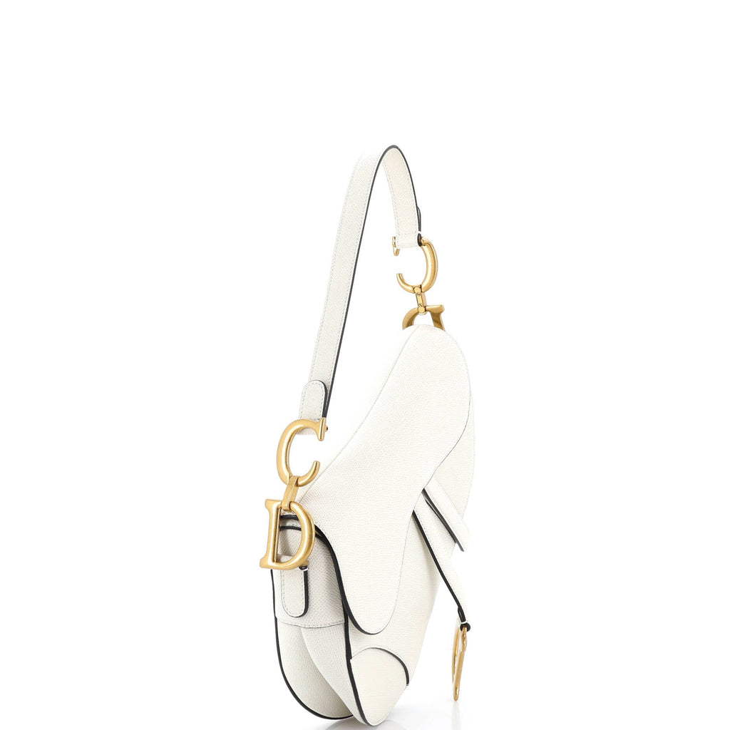 Saddle Handbag Leather Medium