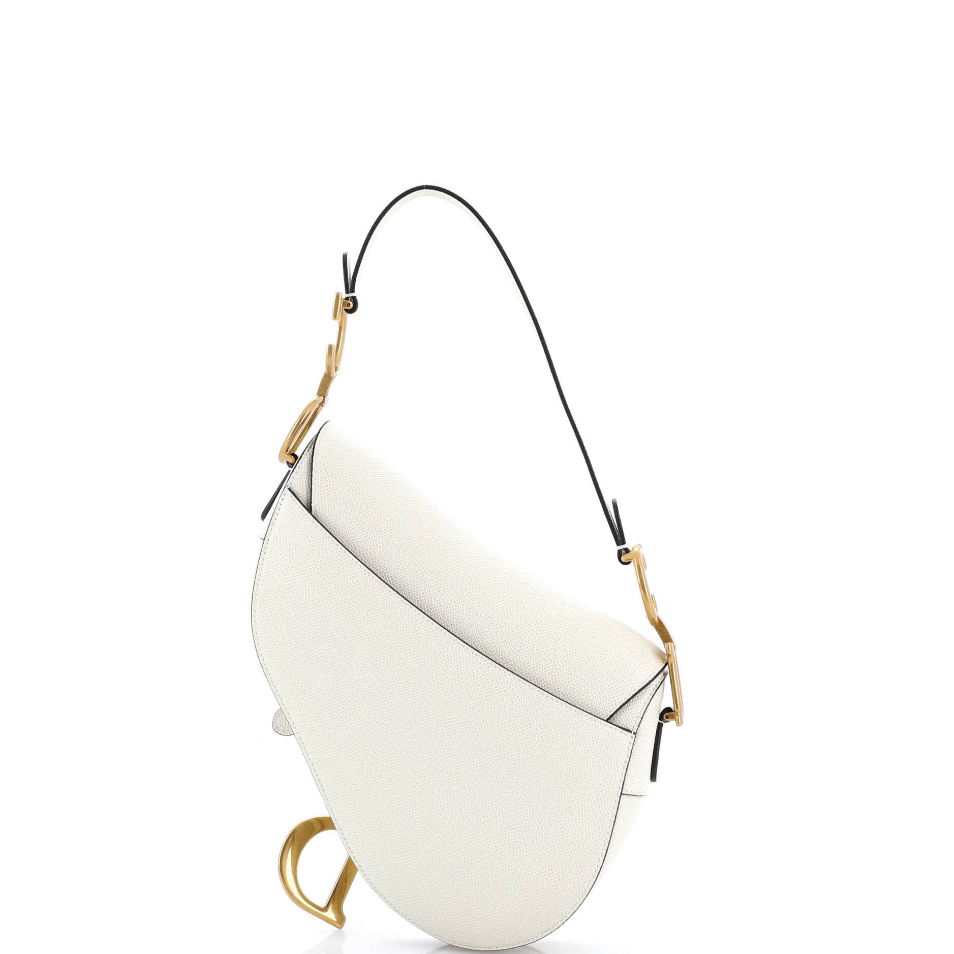 Saddle Handbag Leather Medium