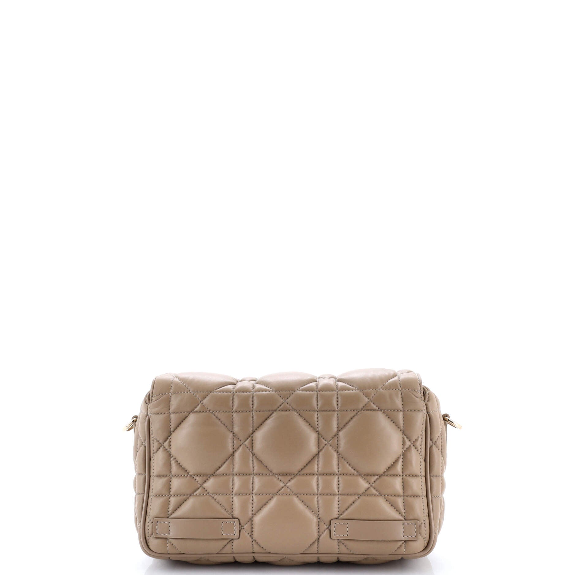 Diorcamp Messenger Bag Padded Macrocannage Quilt Calfskin Small
