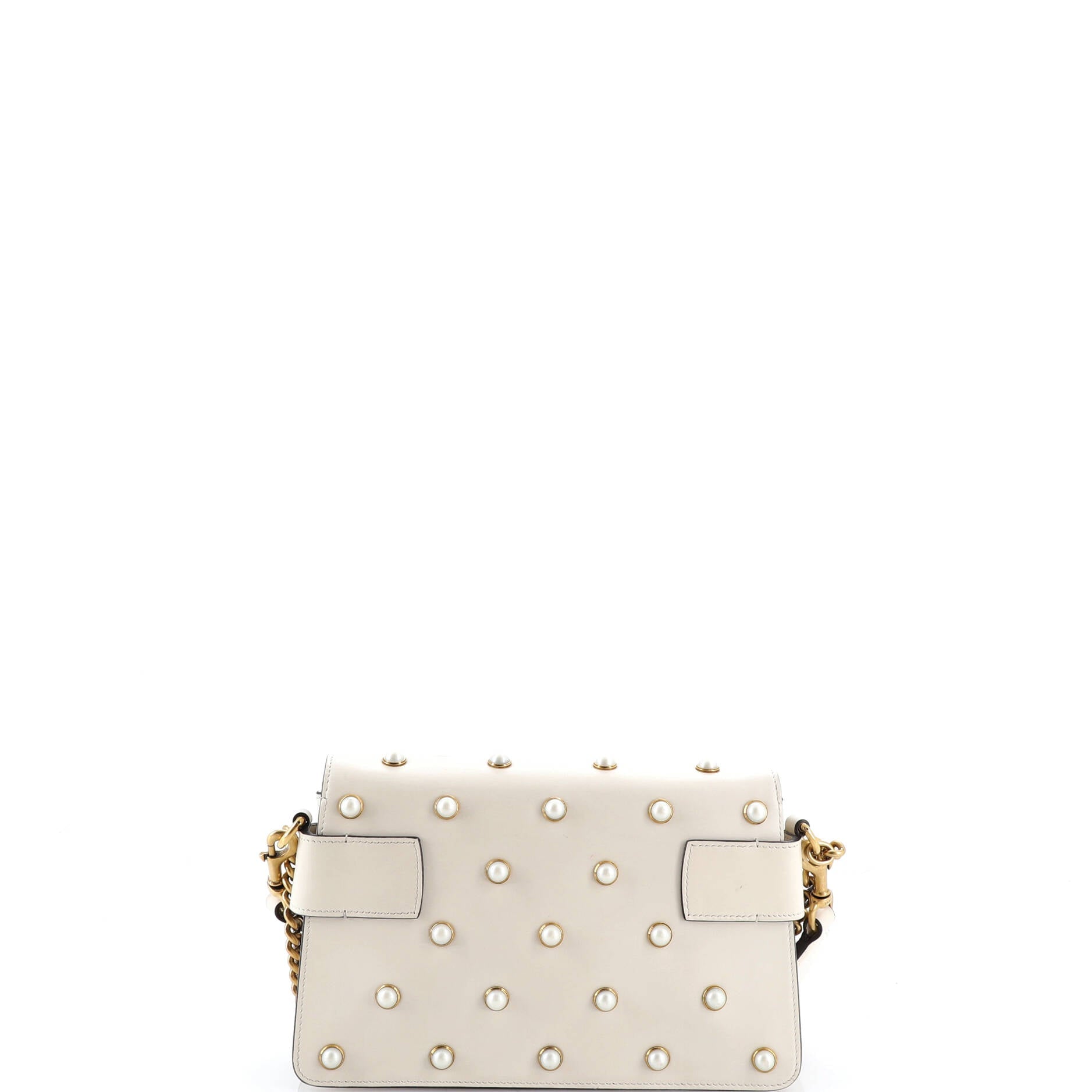 Broadway Pearly Bee Shoulder Bag Embellished Leather Mini