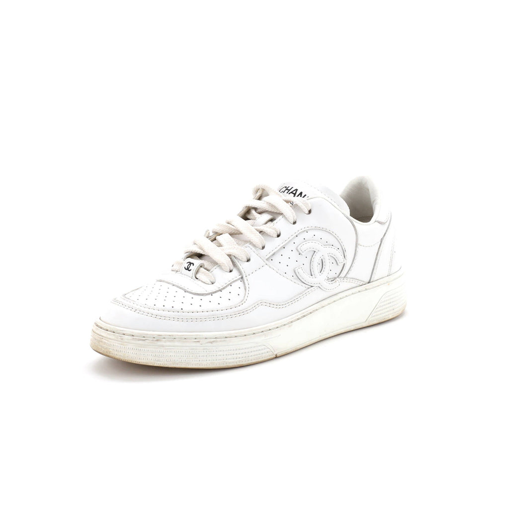 Women's CC Low-Top Sneakers Perforated Leather
