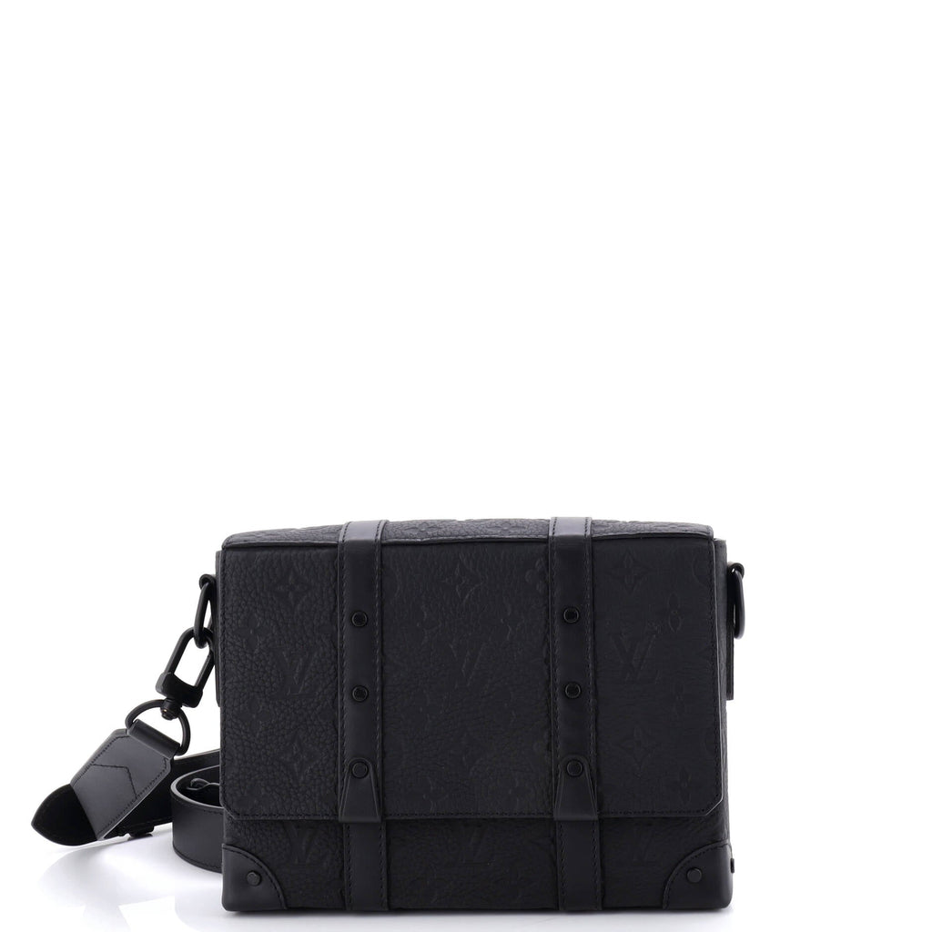 Trunk Messenger Bag Monogram Taurillon Leather PM