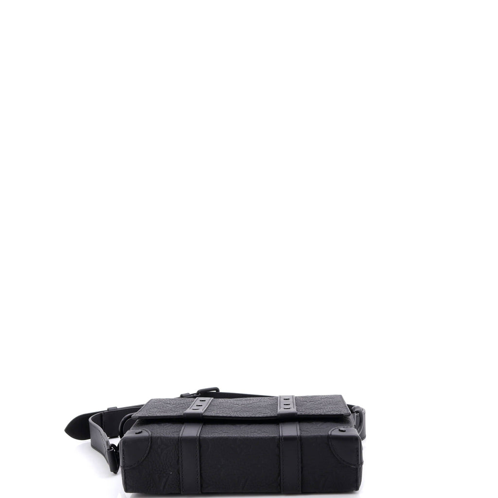 Trunk Messenger Bag Monogram Taurillon Leather PM