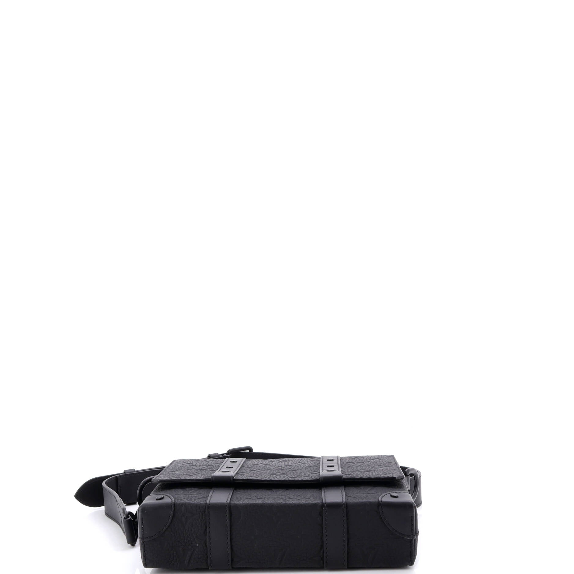Trunk Messenger Bag Monogram Taurillon Leather PM