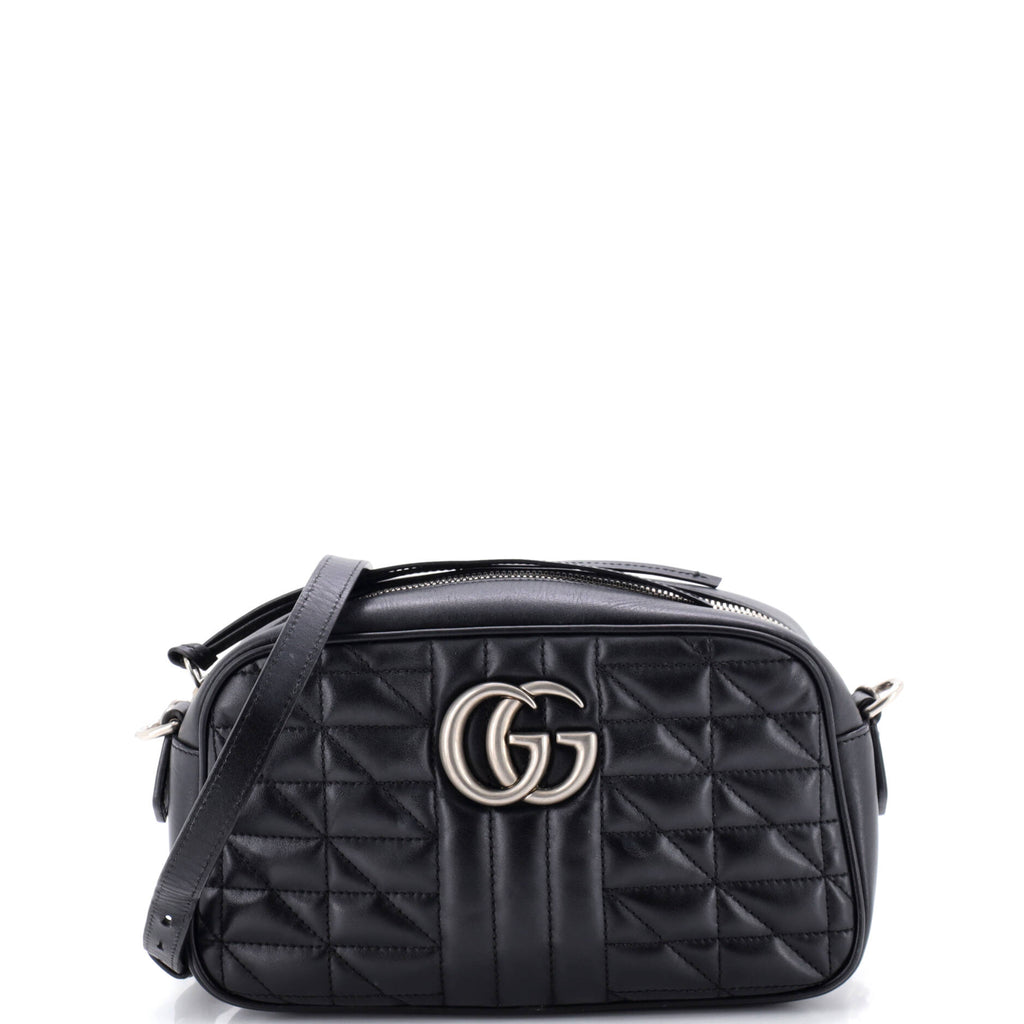 GG Marmont Shoulder Bag Mixed Matelasse Leather Small