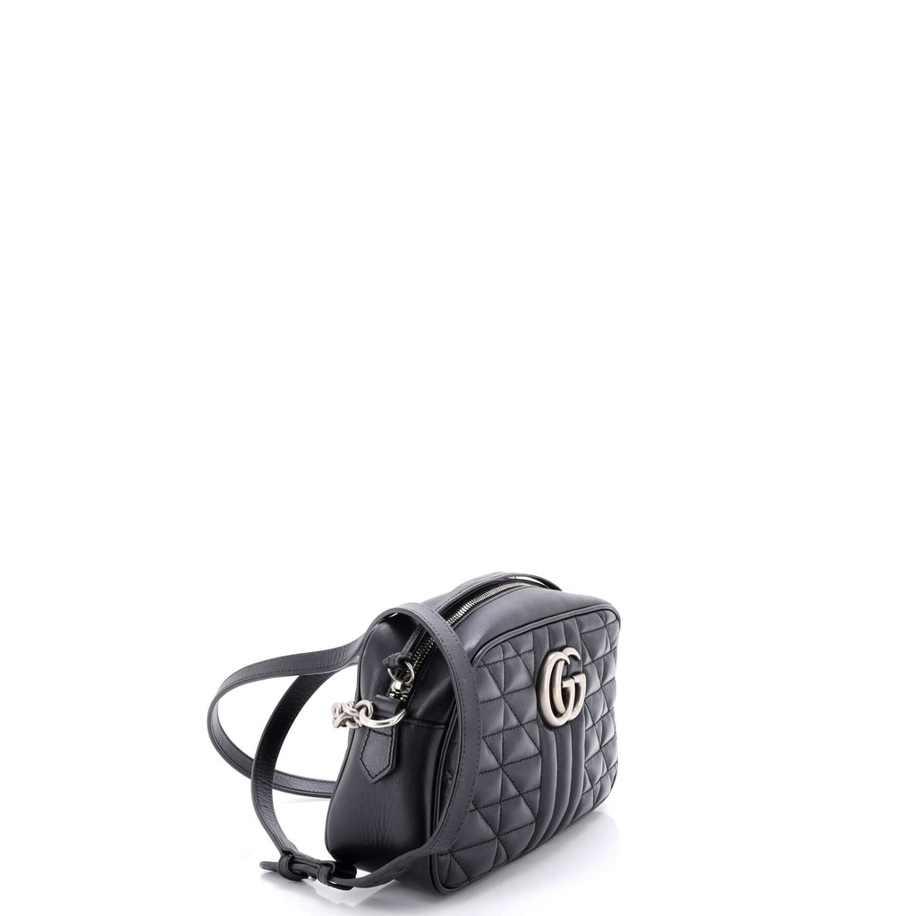 GG Marmont Shoulder Bag Mixed Matelasse Leather Small
