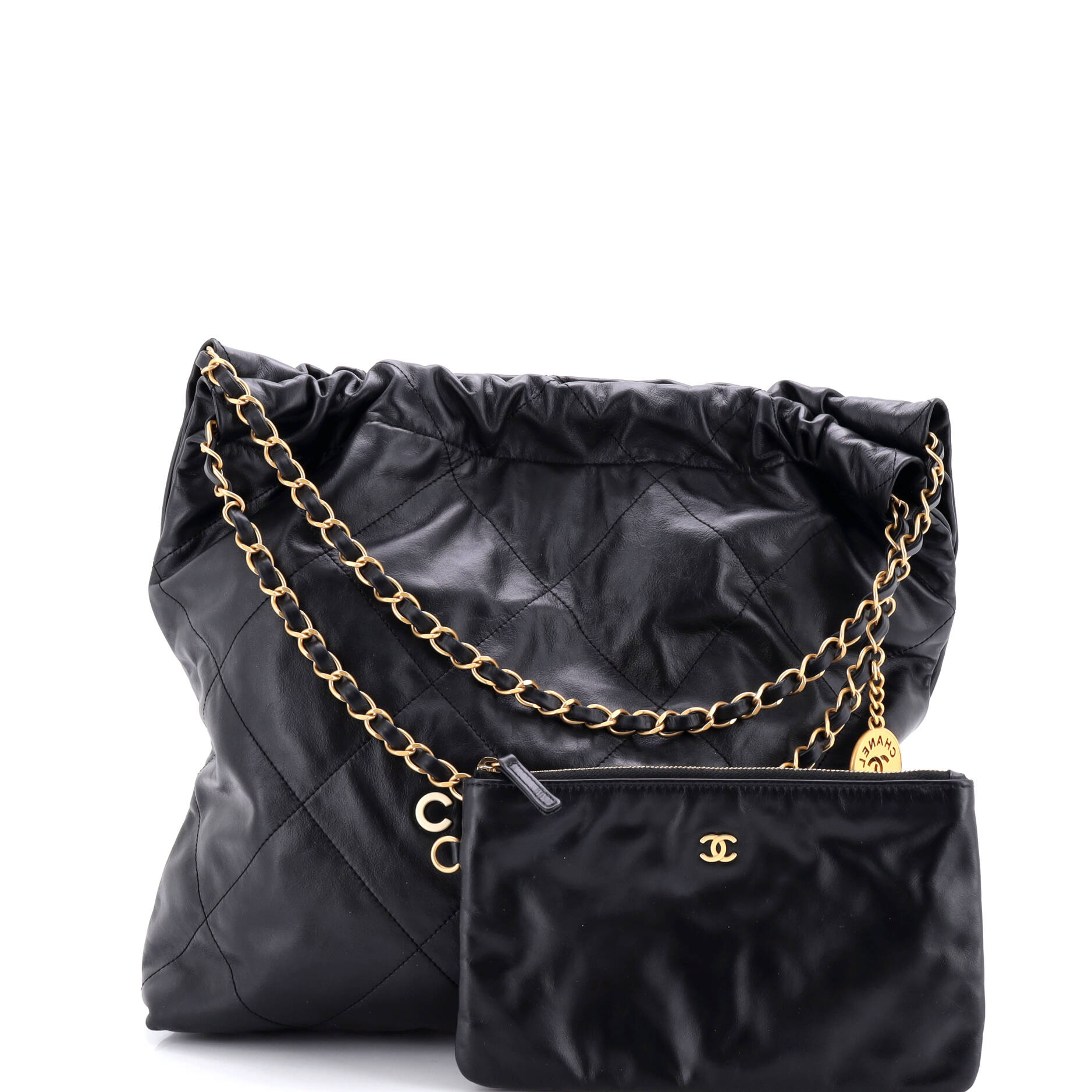 22 Chain Hobo Quilted Calfskin Medium