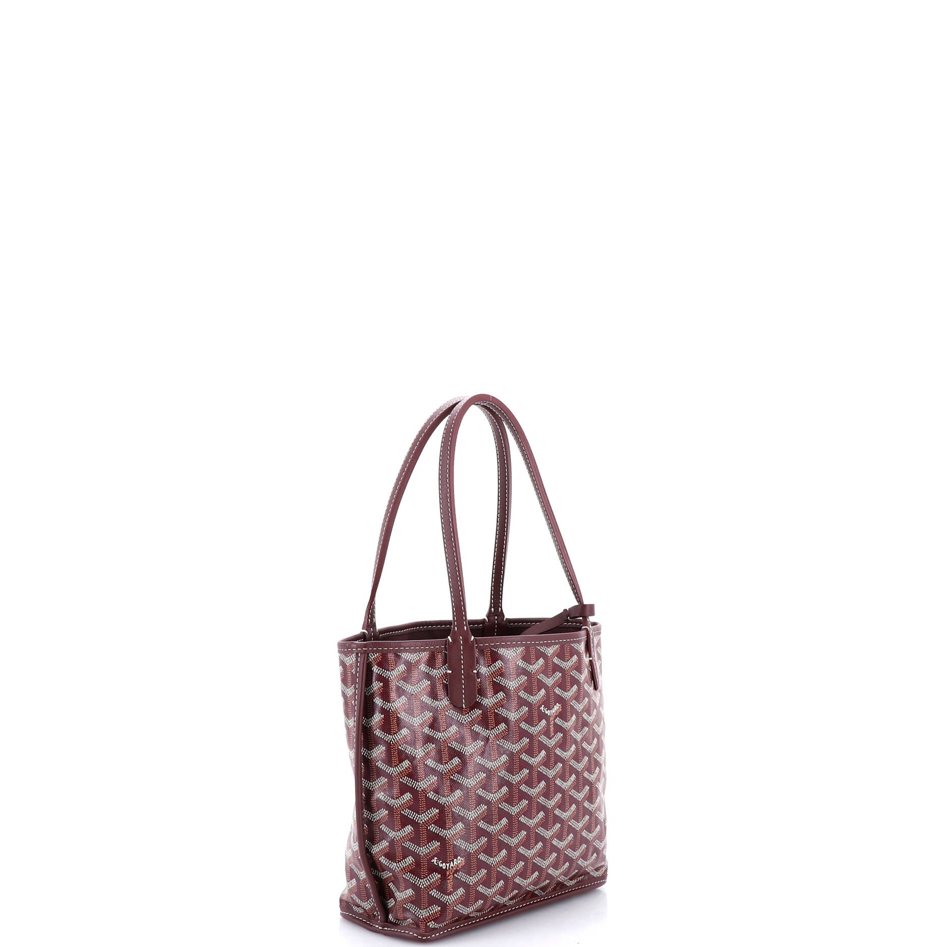 Anjou Reversible Tote Coated Canvas Mini