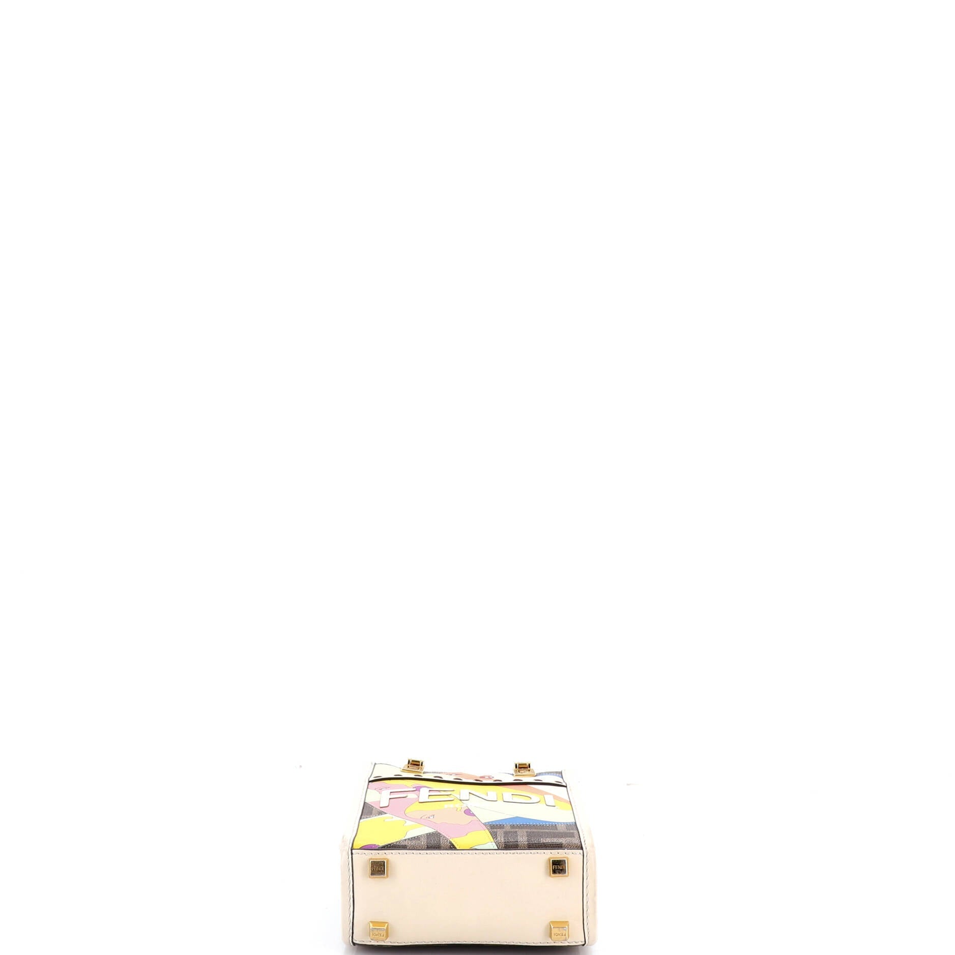 Sunshine Shopper Tote Printed Zucca Coated Canvas Mini