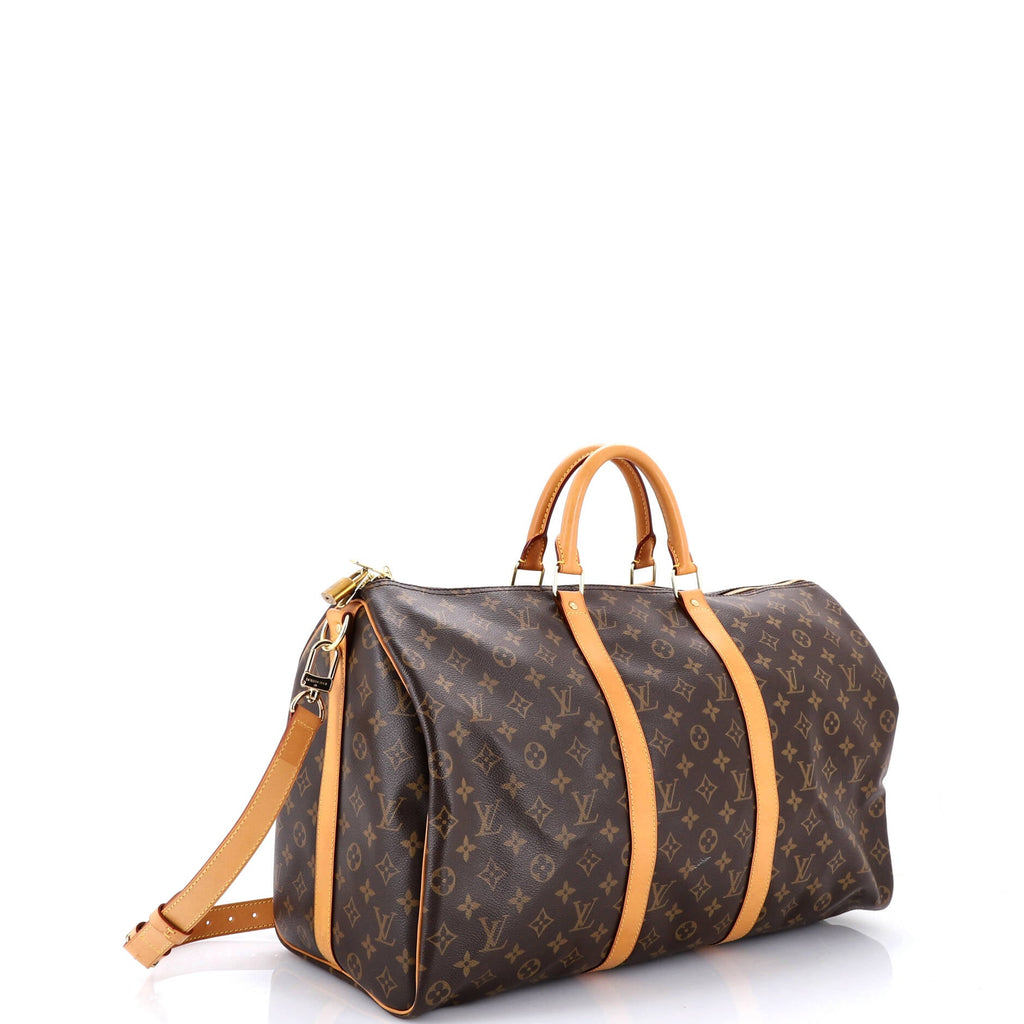 Keepall Bandouliere Bag Monogram Canvas 50