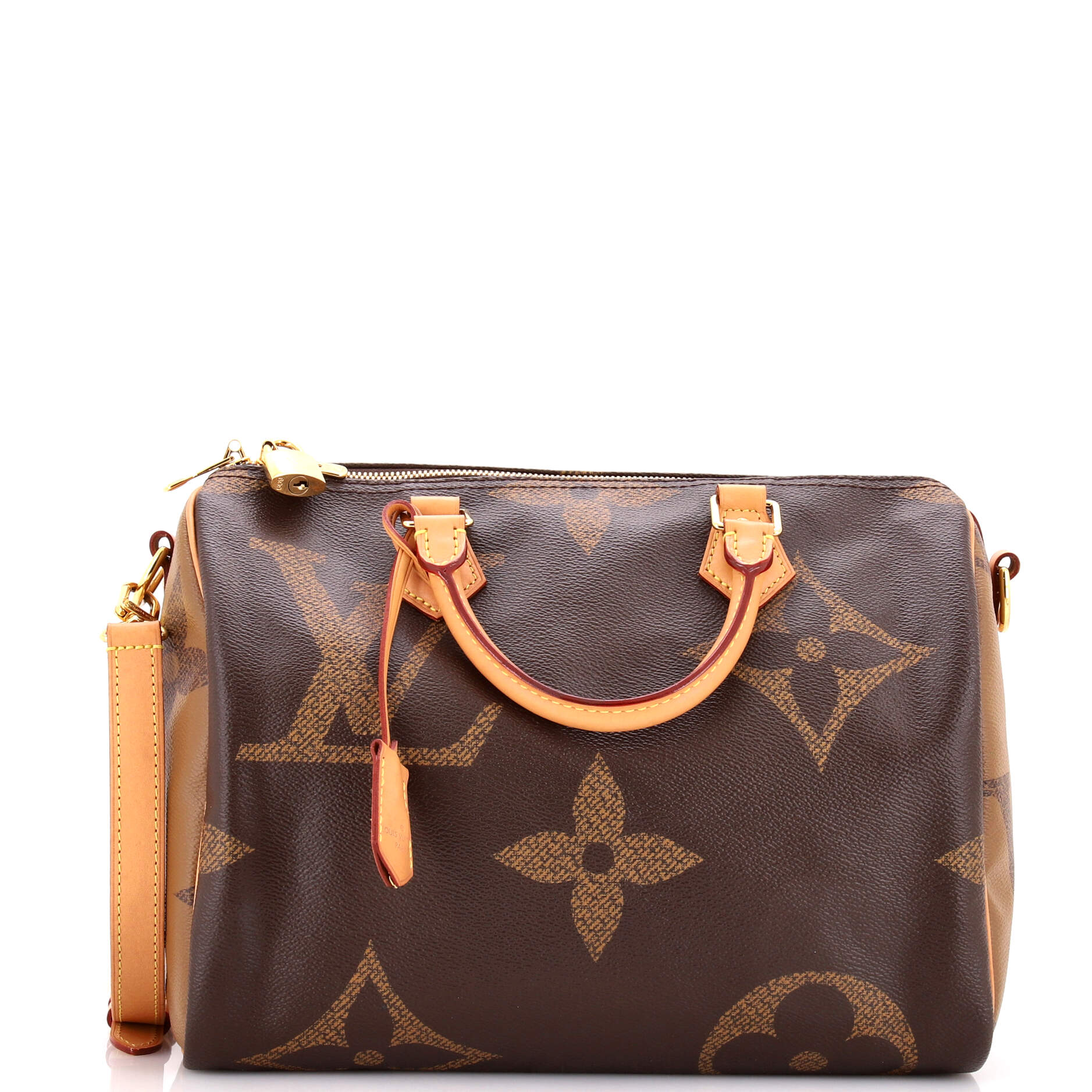 Speedy Bandouliere Bag Reverse Monogram Giant 30