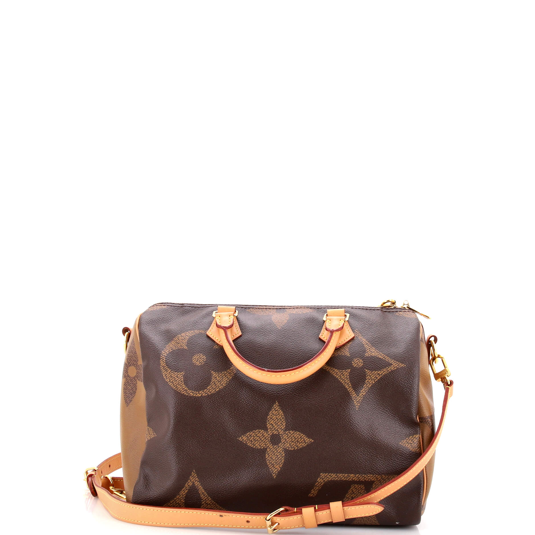 Speedy Bandouliere Bag Reverse Monogram Giant 30