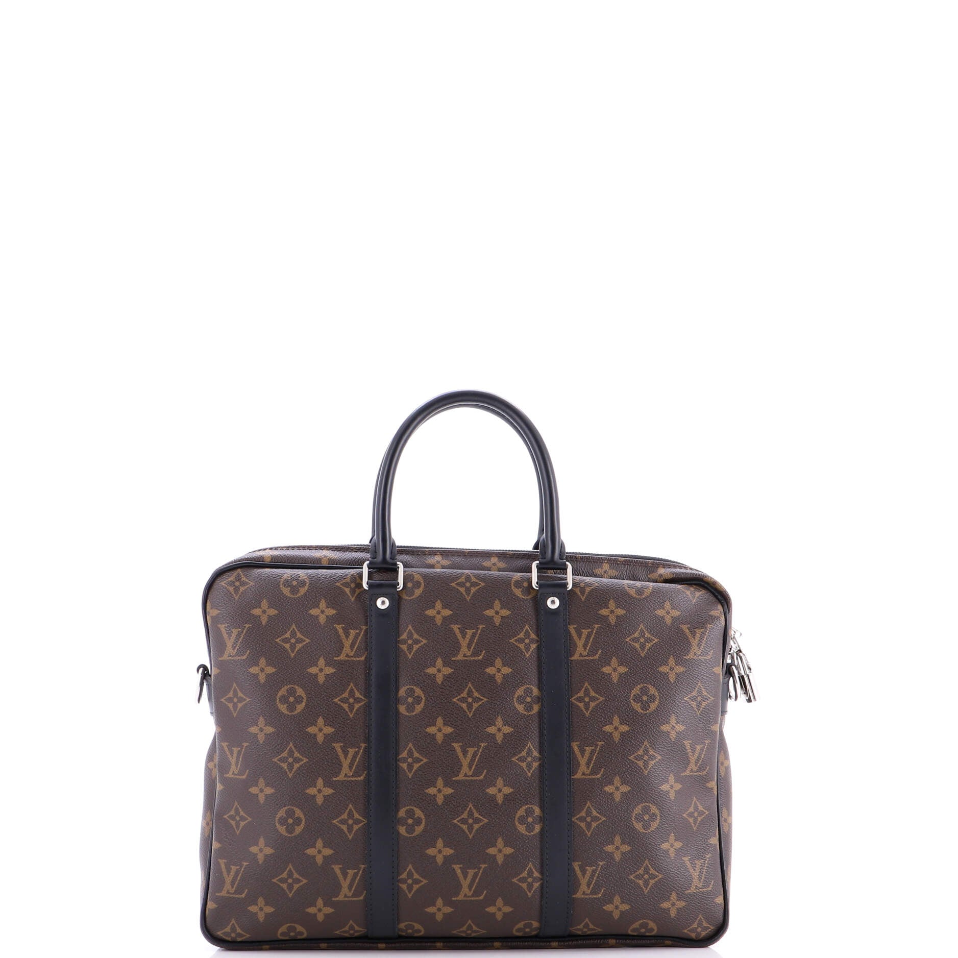 Porte-Documents Voyage Briefcase Macassar Monogram Canvas PM