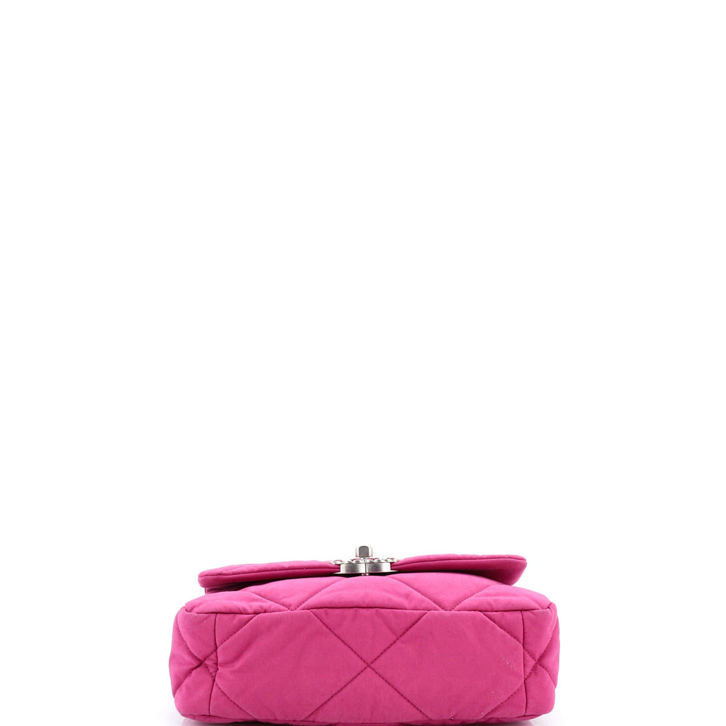 19 Flap Bag Quilted Canvas Medium