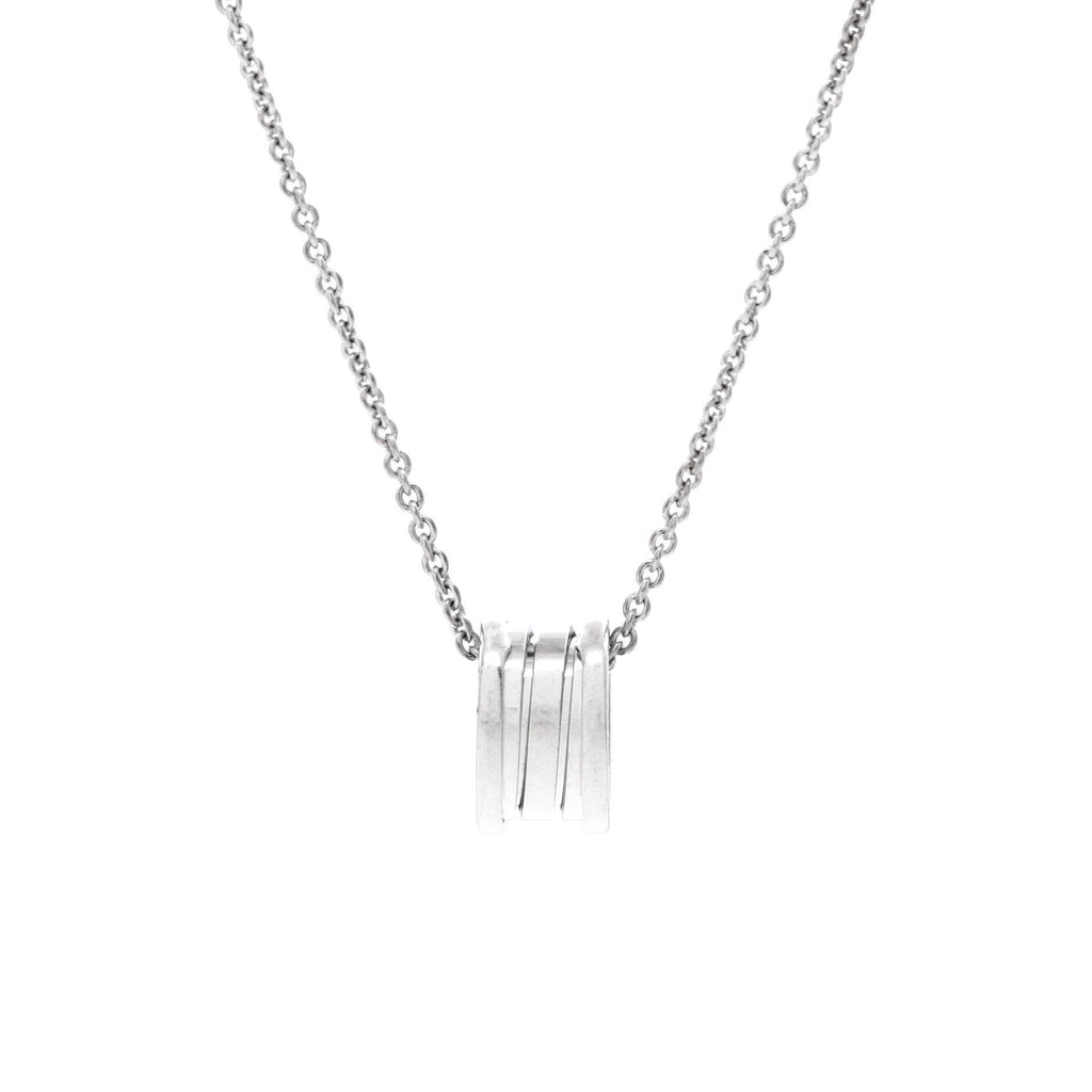 B.Zero1 Pendant Necklace 18K White Gold