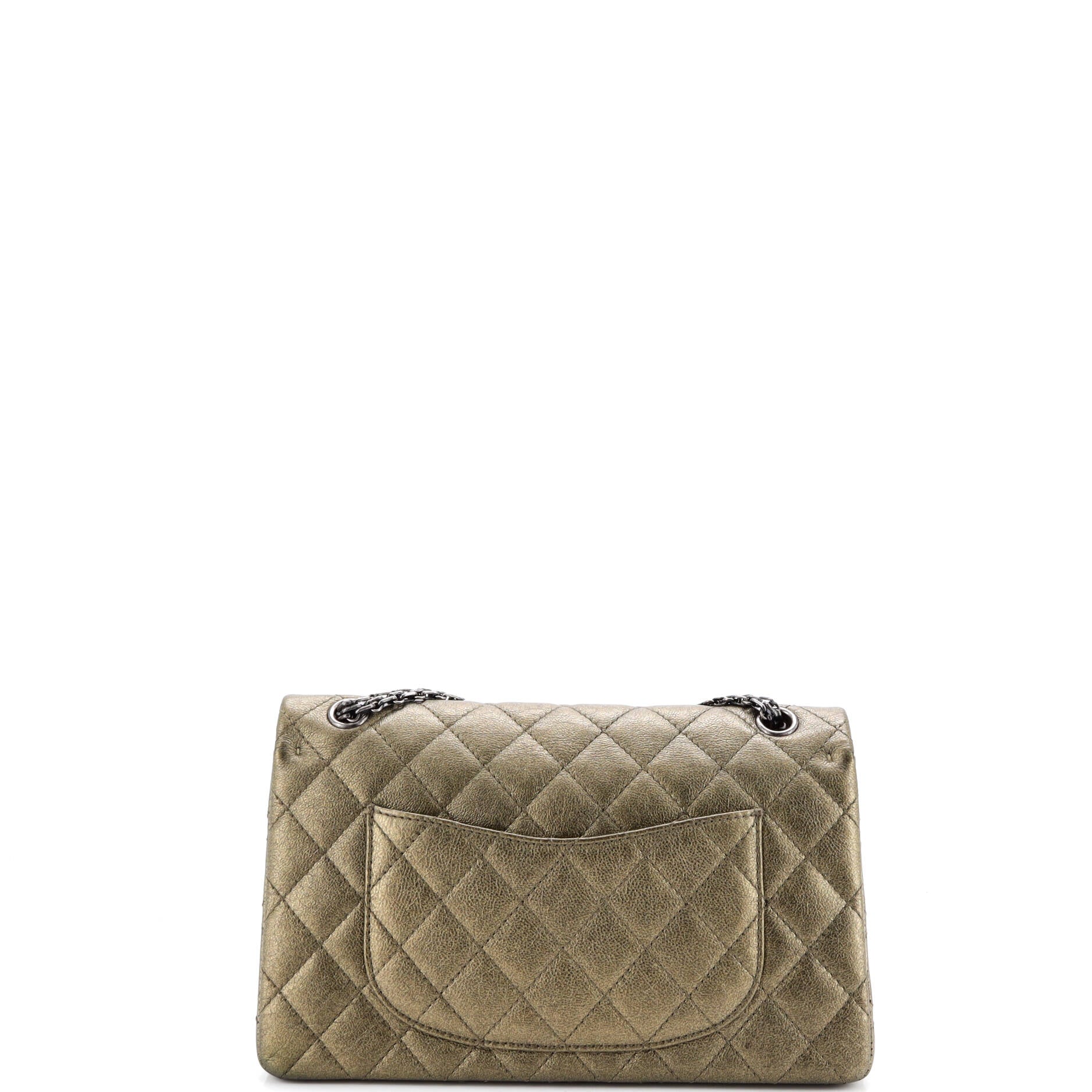 Reissue 2.55 Flap Bag Quilted Metallic Aged Calfskin 226