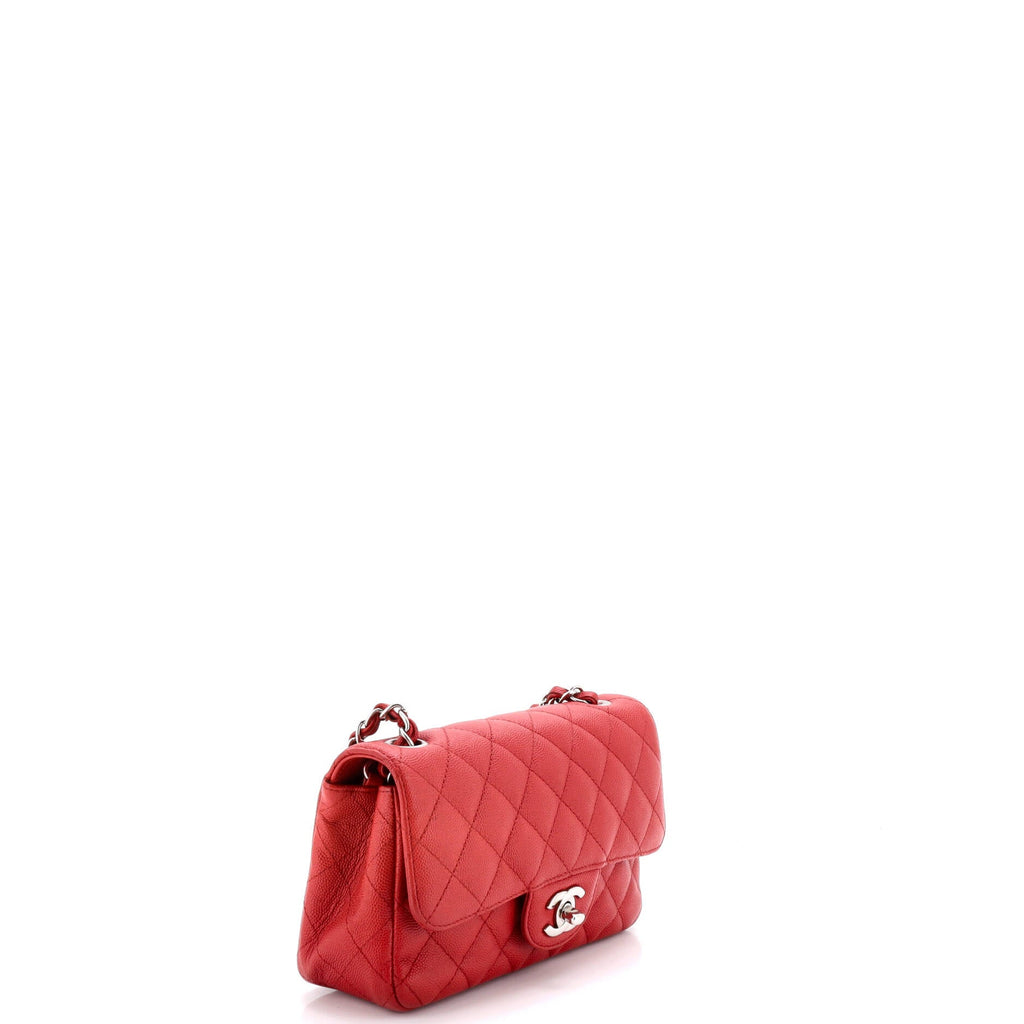 Classic Single Flap Bag Quilted Caviar Mini