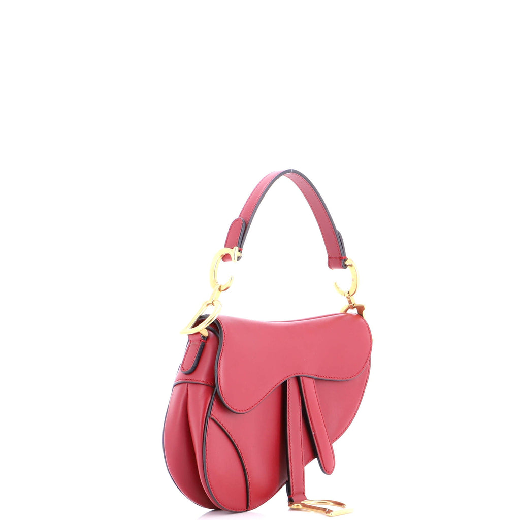 Saddle Handbag Leather Mini