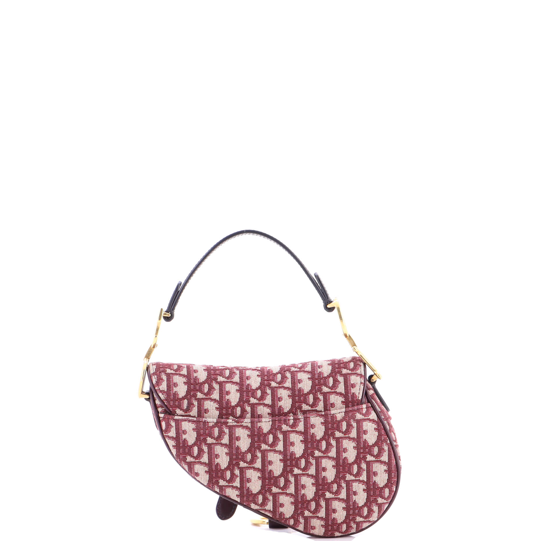Saddle Handbag Oblique Canvas Mini