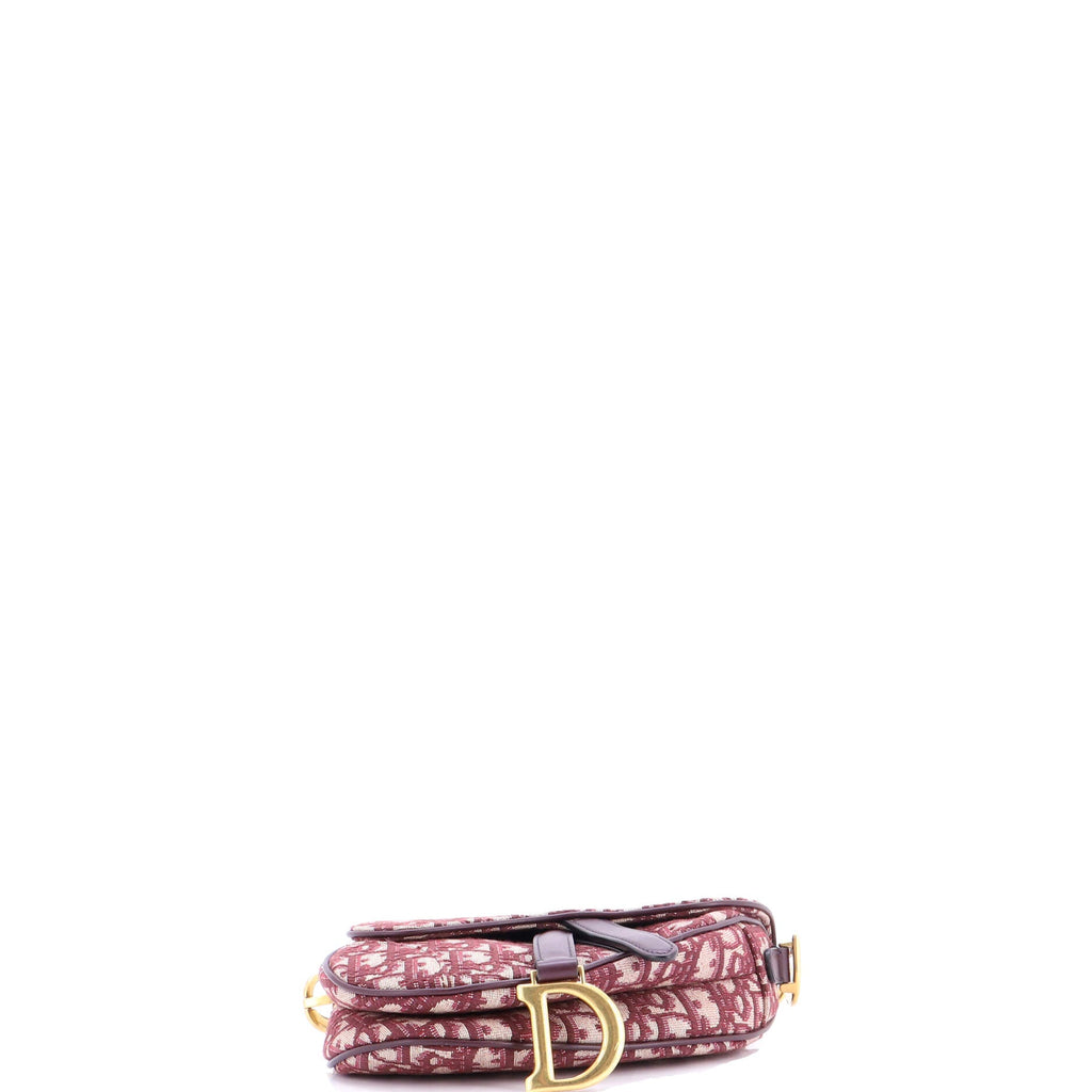 Saddle Handbag Oblique Canvas Mini