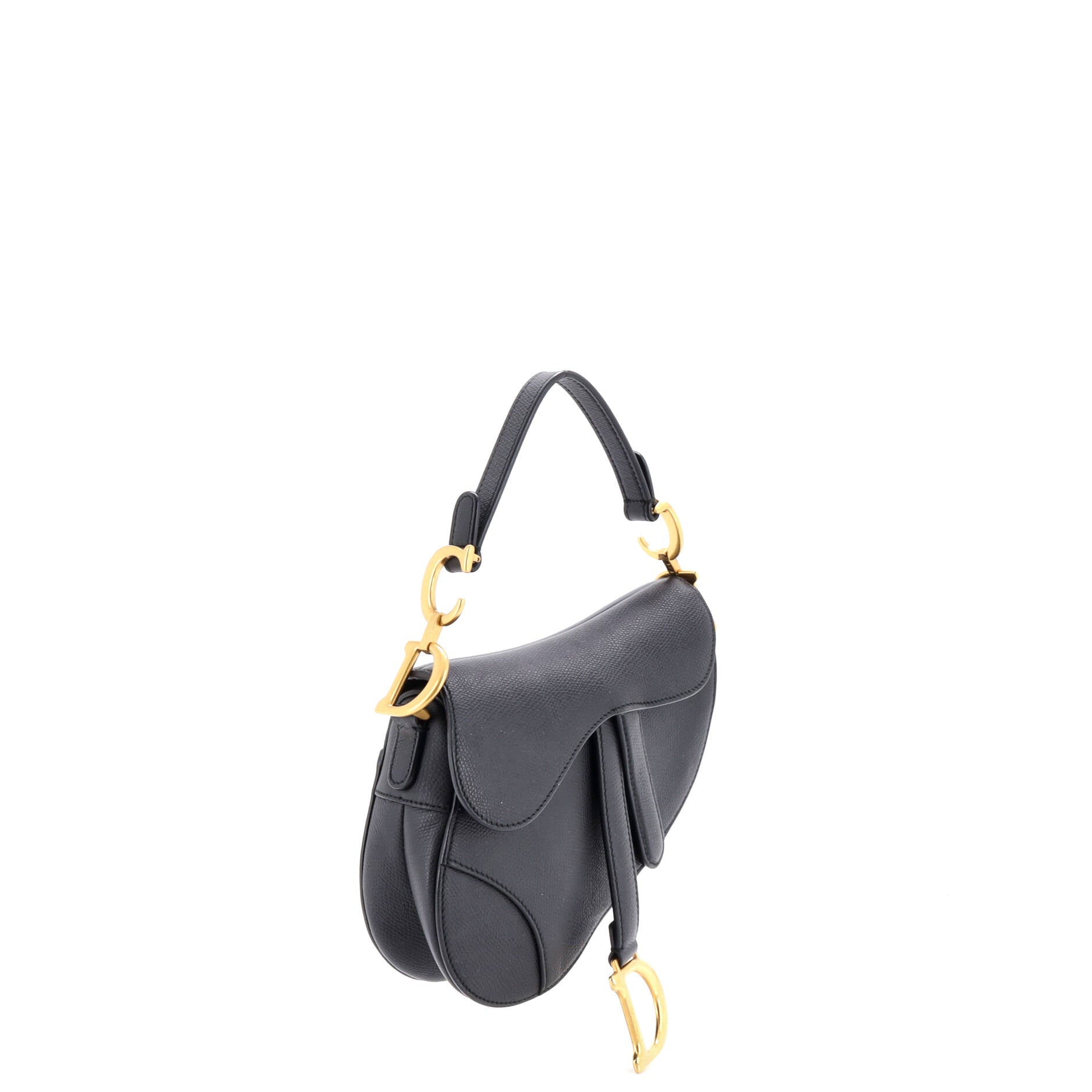 Saddle Handbag Leather Mini