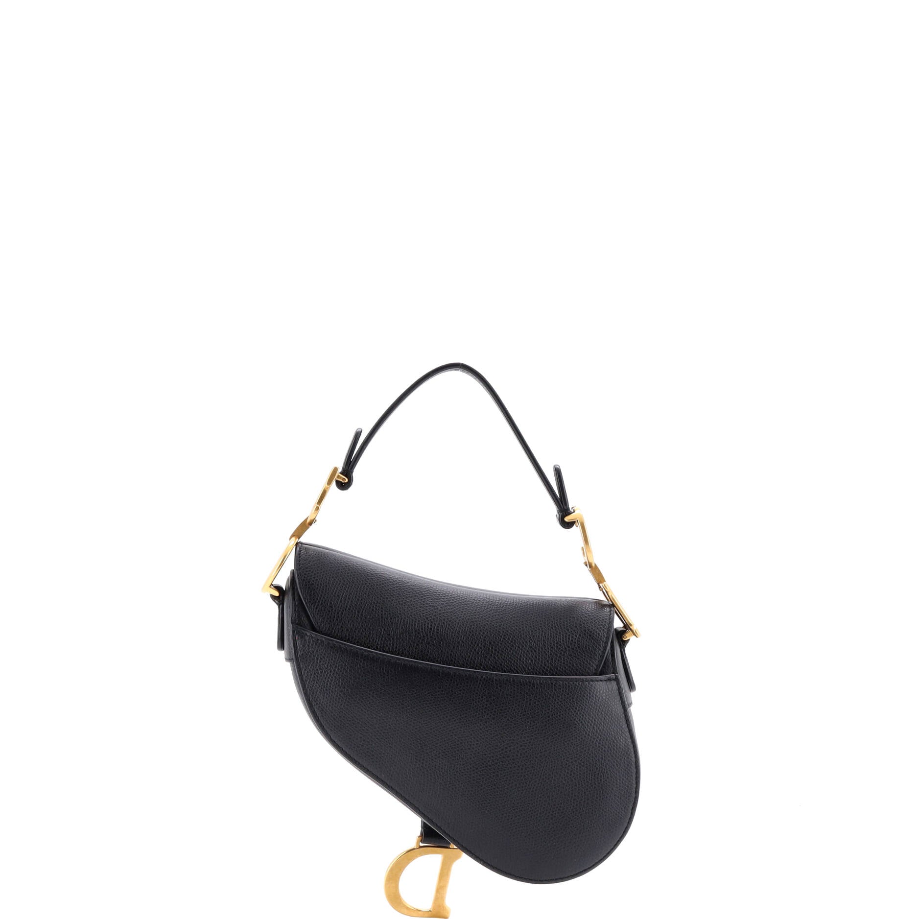Saddle Handbag Leather Mini