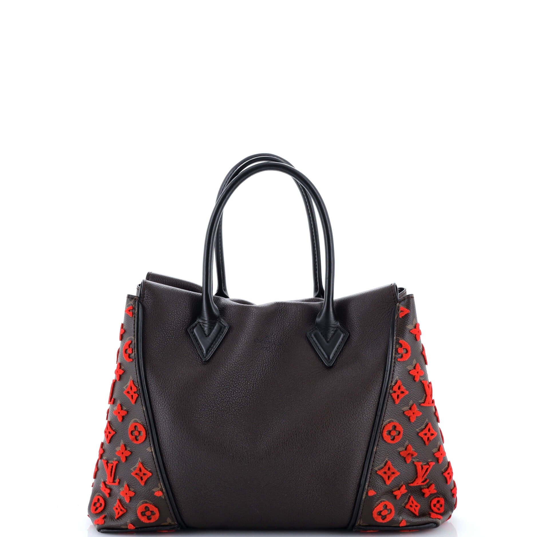 W Tote Monogram Tuffetage Leather PM