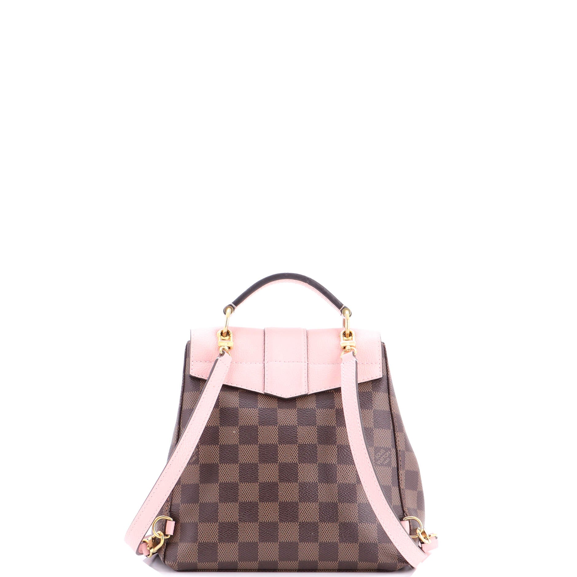 Clapton Backpack Damier and Leather
