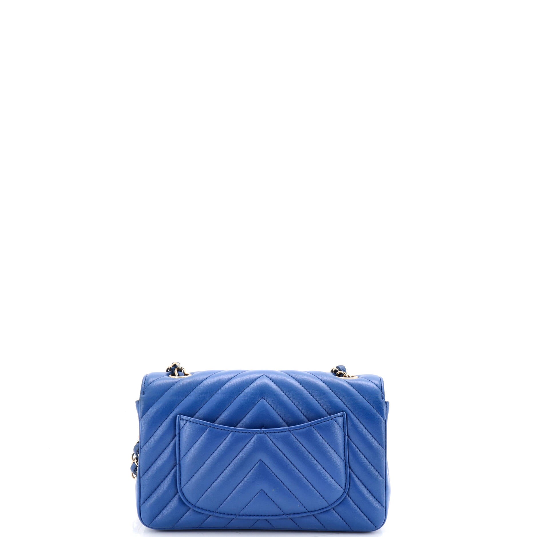 Classic Single Flap Bag Chevron Lambskin Mini