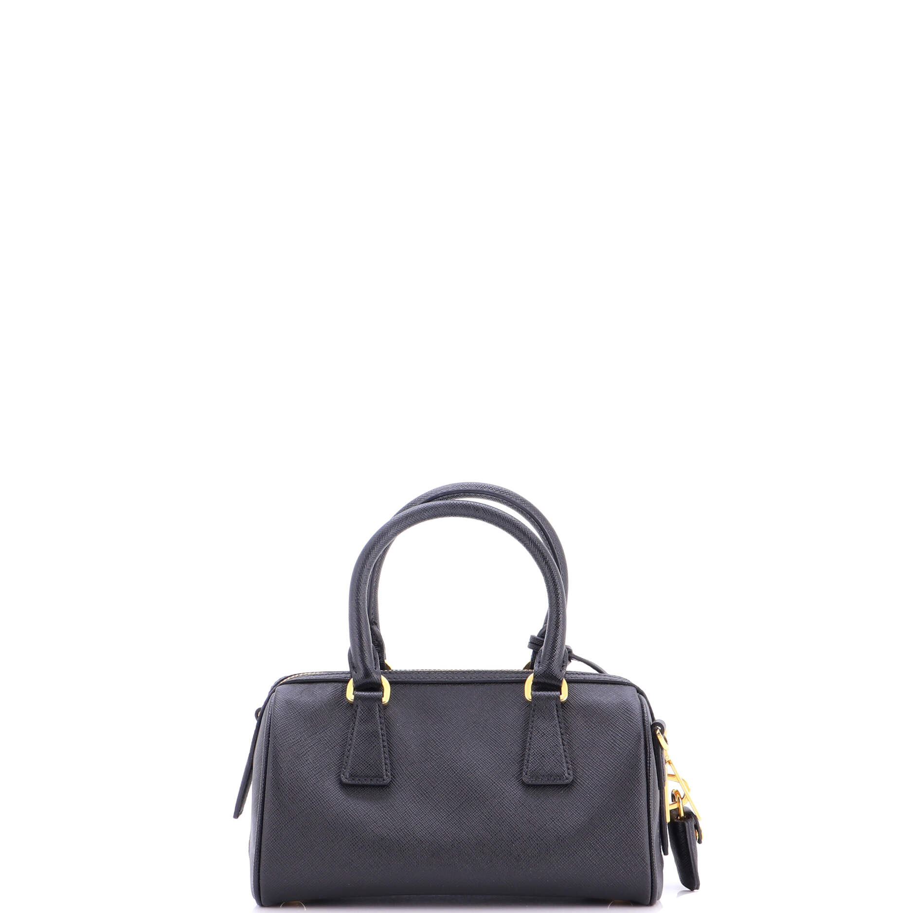 Lux Convertible Boston Bag Saffiano Leather Mini