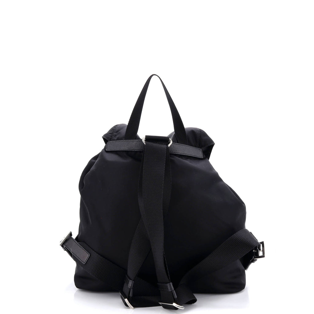 Double Front Pocket Backpack Tessuto Medium