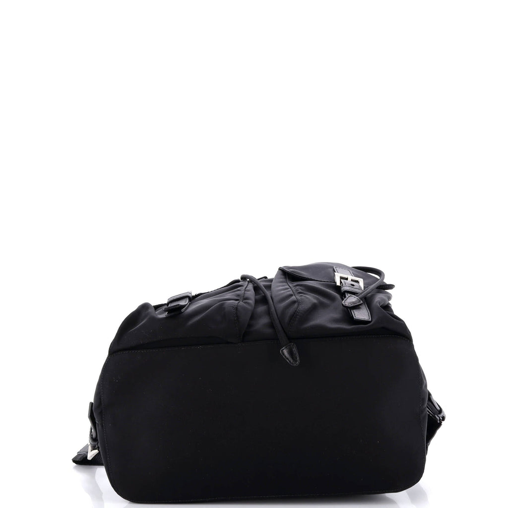 Double Front Pocket Backpack Tessuto Medium