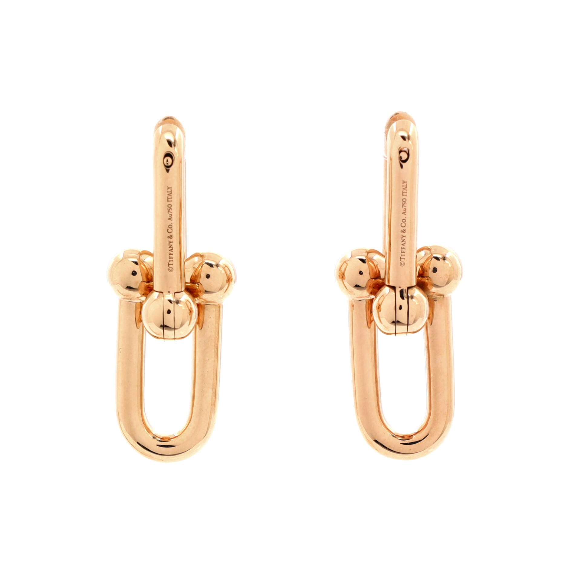 Hardwear Link Earrings 18K Rose Gold Large