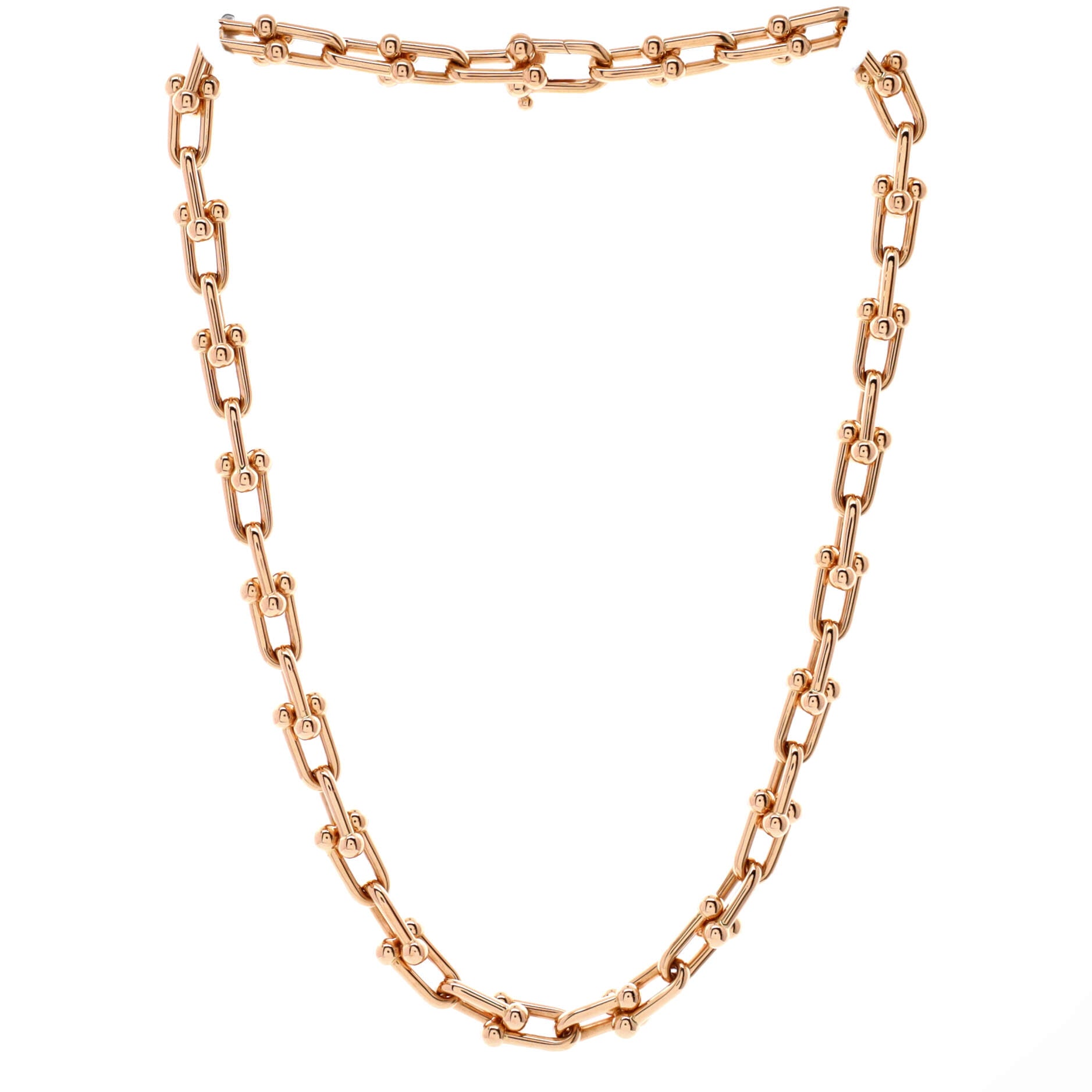 HardWear Link Necklace 18K Rose Gold Medium
