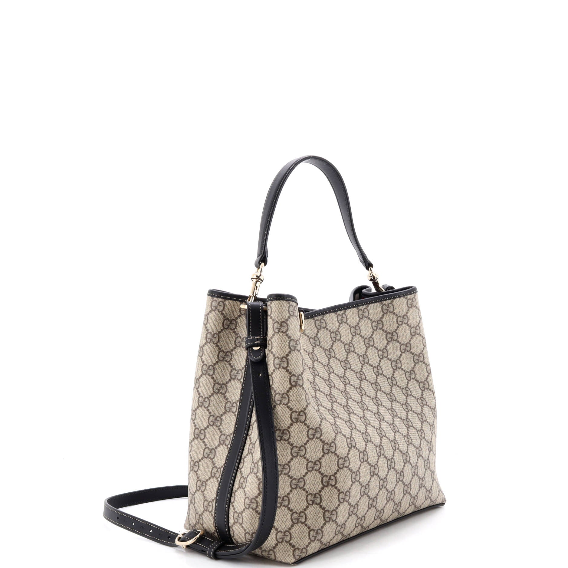GG Emblem Bucket Bag GG Coated Canvas Medium