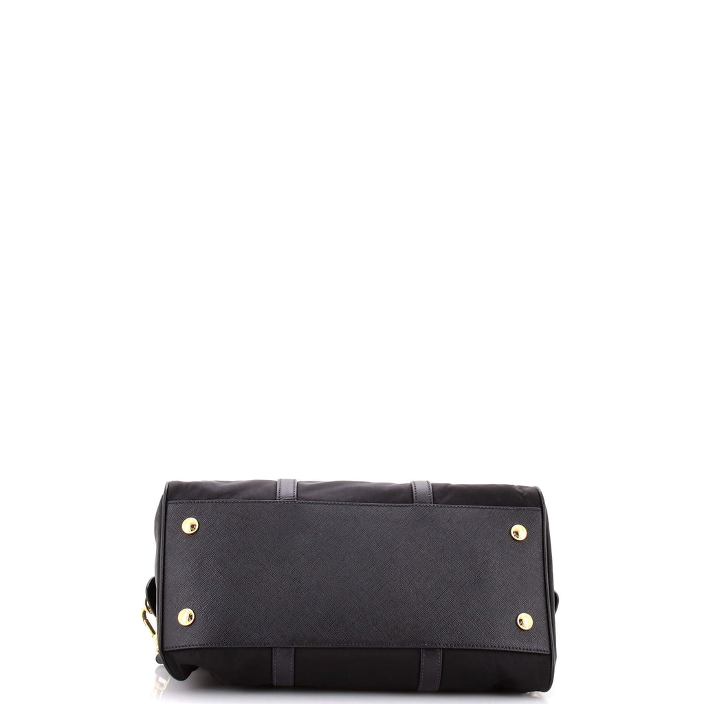Re-Edition 1978 Top Handle Bag Re-Nylon with Saffiano Leather Medium