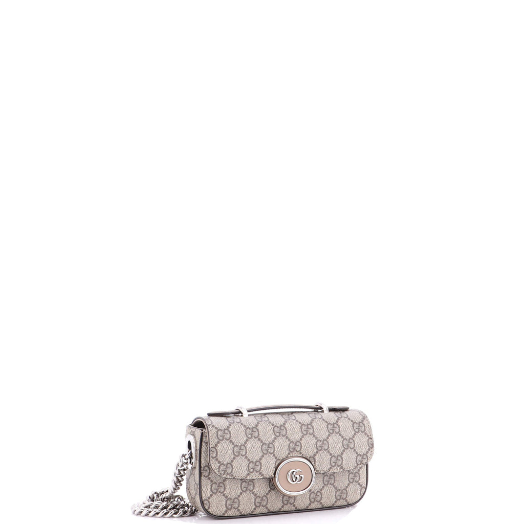 Petite GG Flap Shoulder Bag GG Coated Canvas Mini