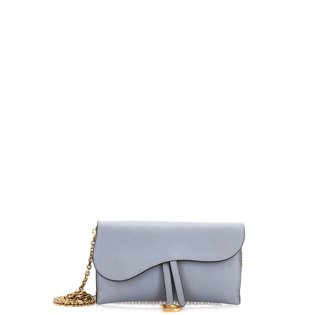 Saddle Chain Wallet Leather