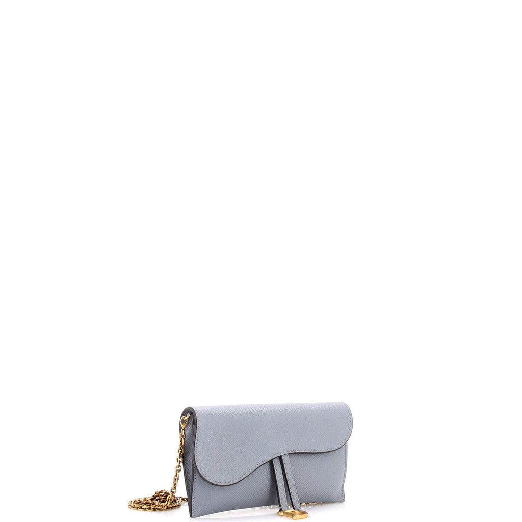 Saddle Chain Wallet Leather