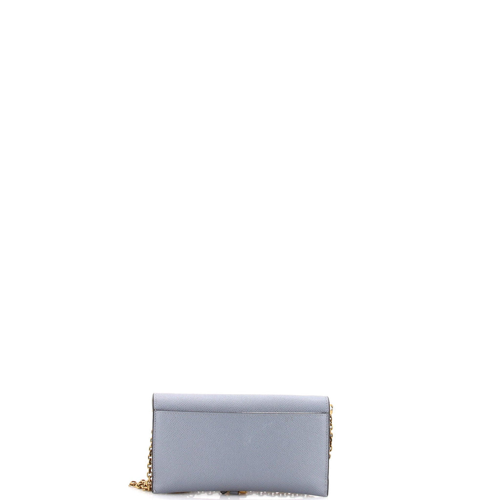 Saddle Chain Wallet Leather