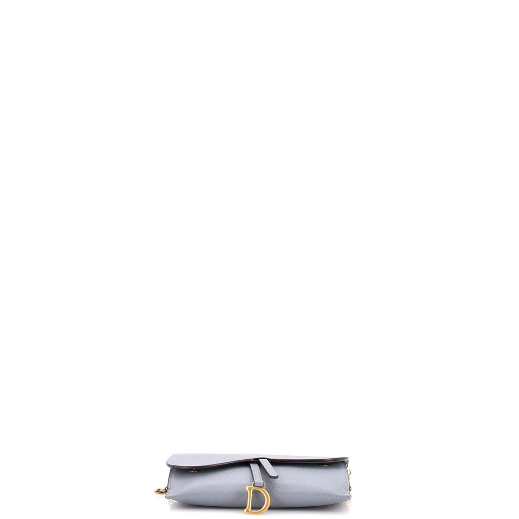 Saddle Chain Wallet Leather