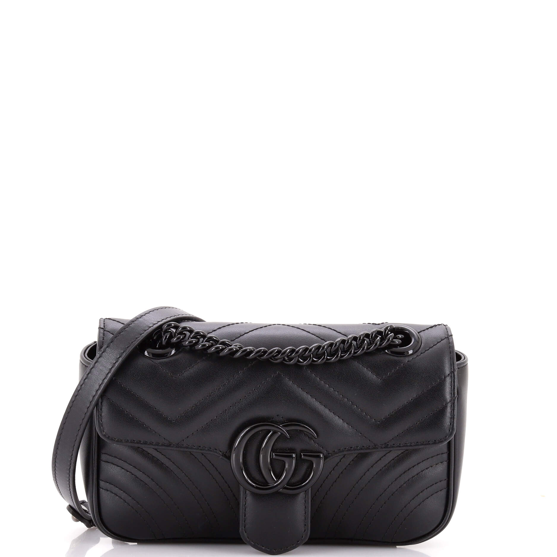 GG Marmont Flap Bag Matelasse Leather Mini