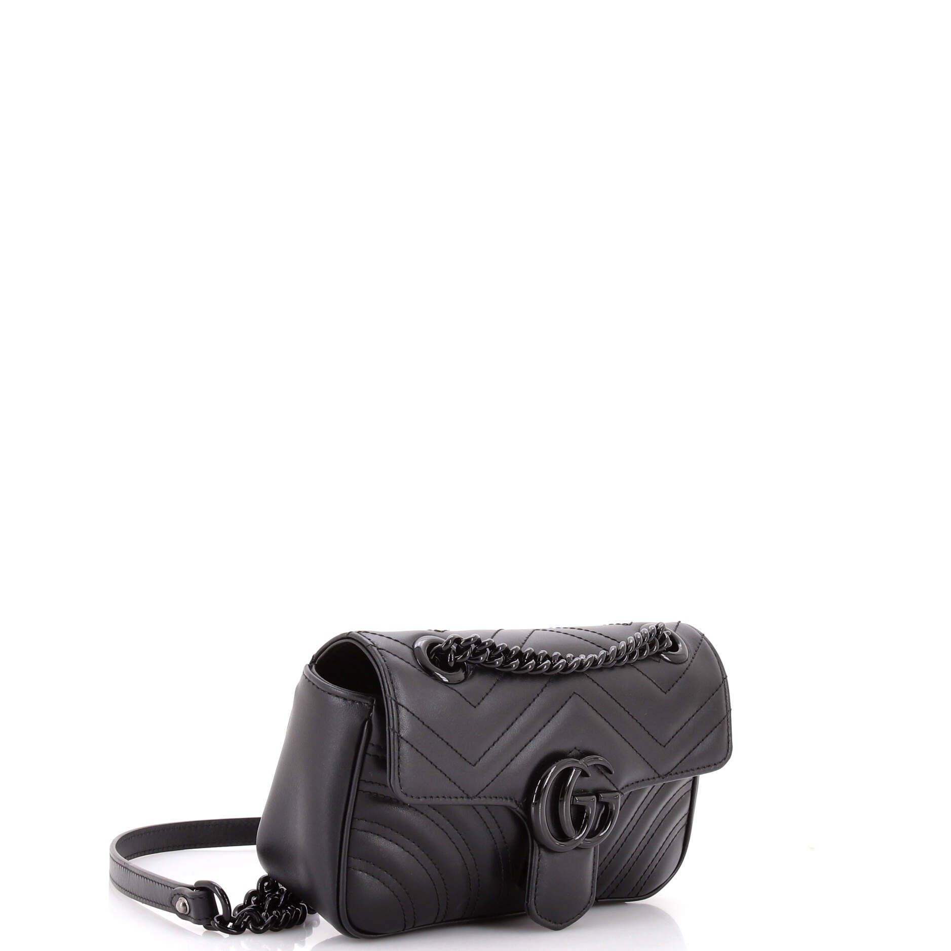 GG Marmont Flap Bag Matelasse Leather Mini