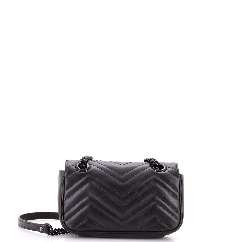 GG Marmont Flap Bag Matelasse Leather Mini